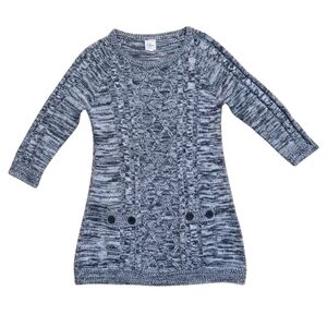 Effeci Women's Knit Crew Neck Pullover Sweater Dress